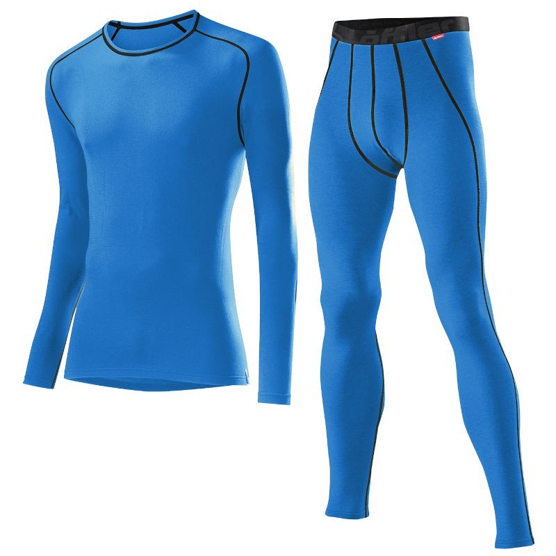 Löffler herrun underkläder set lång Transtex warm cobalt Löffler herrun underkläder set lång Transtex warm cobalt